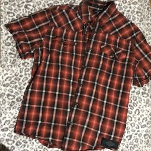 Harley Davidson Button Down